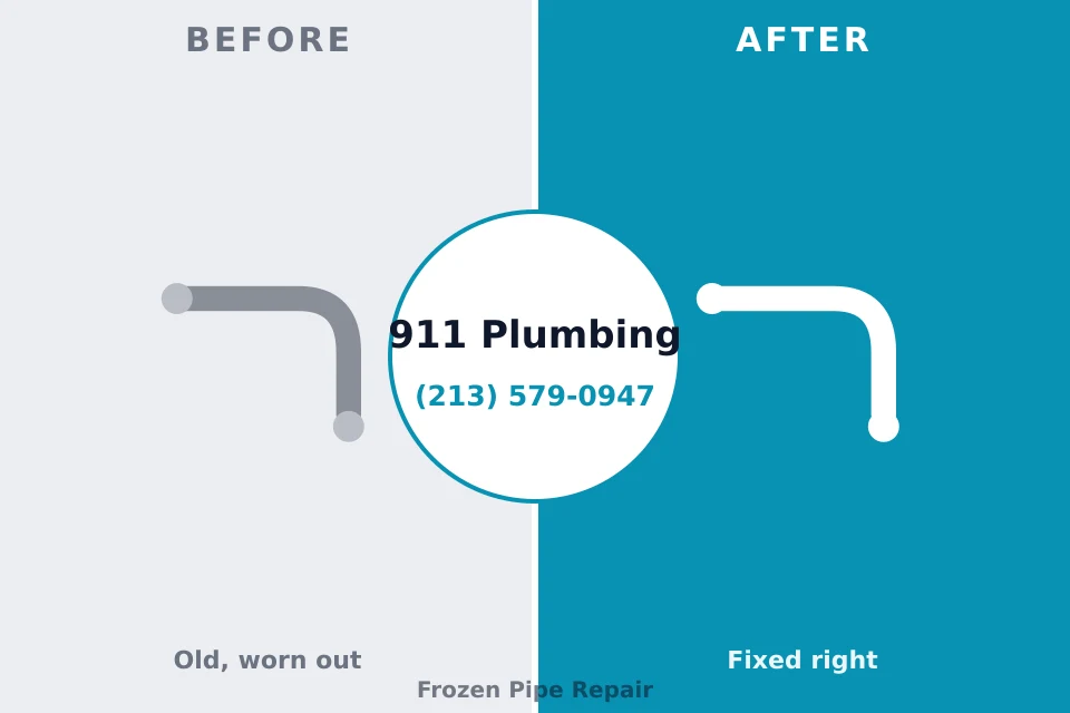 Before and after: plumbing company Williamson, WV